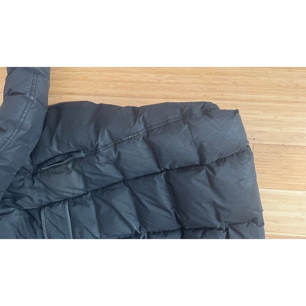 Mackage Kay Black Down Puffer Parka with Fur Trim | Women’s - Picture 10 of 11